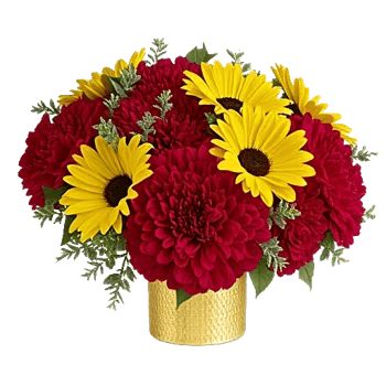 Crimson Blossom Harmony
