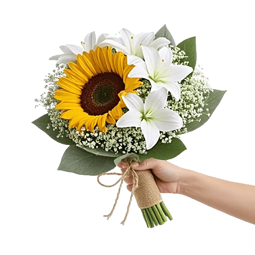 Golden Sunflower Bouquet
