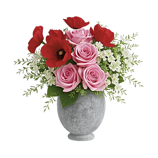 Crimson Blossom Harmony