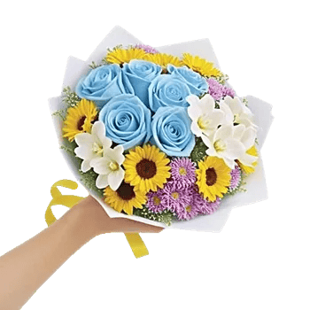 Radiant Bloom Cascade