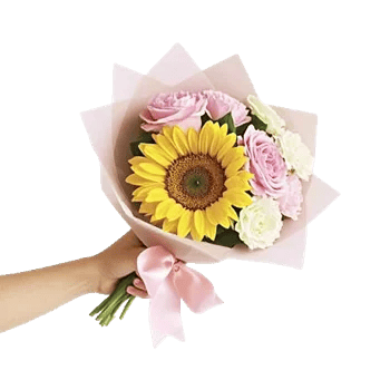 Golden Sunflower Bouquet