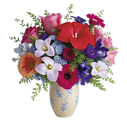 Crimson Blossom Harmony