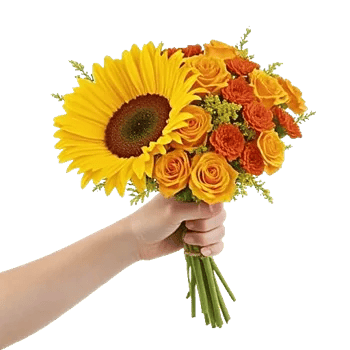 Golden Sunflower Bouquet