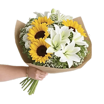Golden Sunflower Bouquet