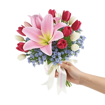 Graceful Lily Display