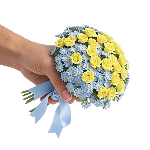 Elegant Blue Roses