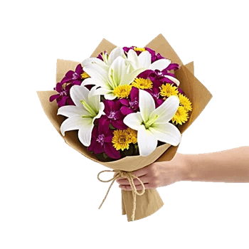 Graceful Lily Display