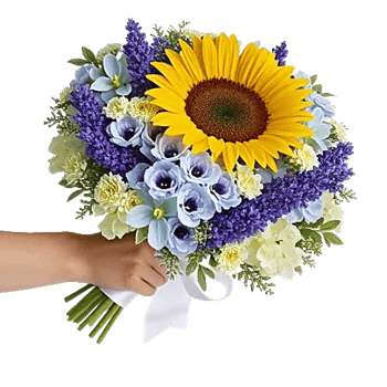 Golden Sunflower Bouquet