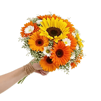 Golden Sunflower Bouquet