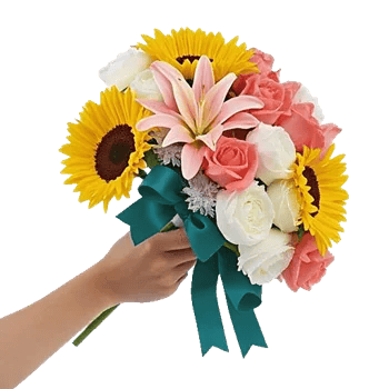 Golden Sunflower Bouquet