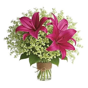 Graceful Lily Display