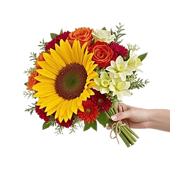 Golden Sunflower Bouquet