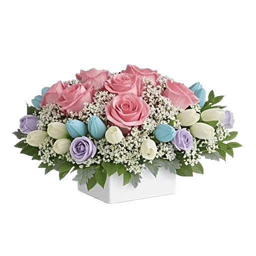 Blush Romantic Centerpiece