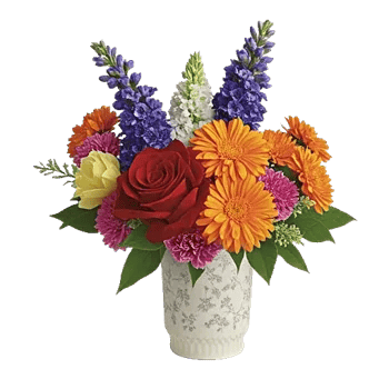 Crimson Blossom Harmony