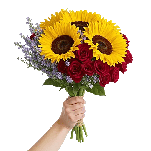 Golden Sunflower Bouquet