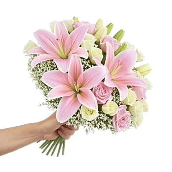 Graceful Lily Display
