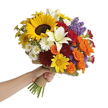Golden Sunflower Bouquet