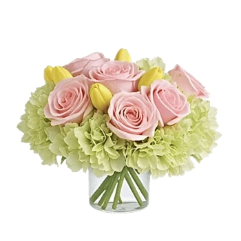 Blush Romantic Centerpiece