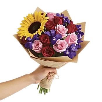 Golden Sunflower Bouquet