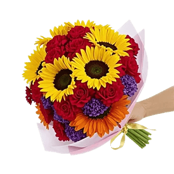 Golden Sunflower Bouquet