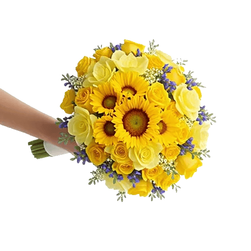 Golden Sunflower Bouquet