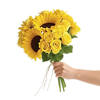 Golden Sunflower Bouquet