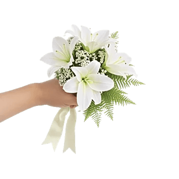 Graceful Lily Display