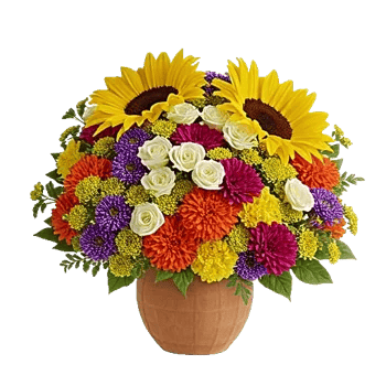 Amber Sunflower Glow