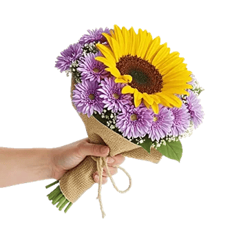 Golden Sunflower Bouquet