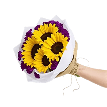 Golden Sunflower Bouquet