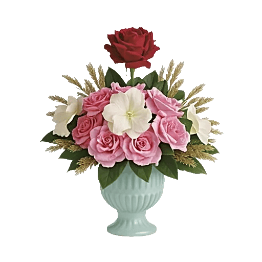 Crimson Blossom Harmony