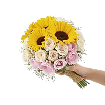 Golden Sunflower Bouquet
