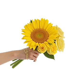 Golden Sunflower Bouquet