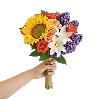 Golden Sunflower Bouquet