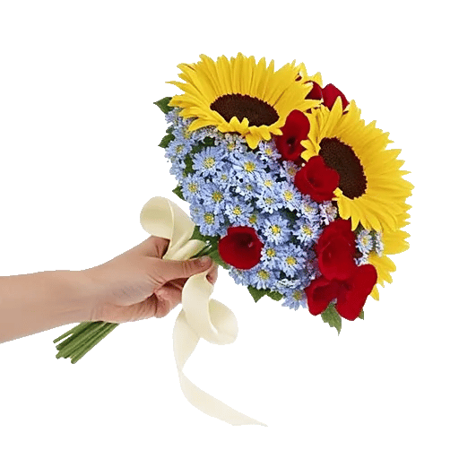 Golden Sunflower Bouquet