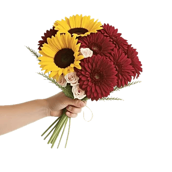 Golden Sunflower Bouquet