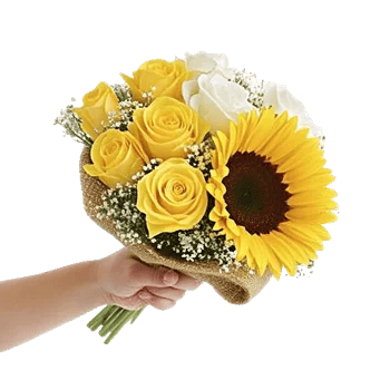 Golden Sunflower Bouquet