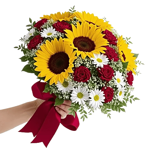 Golden Sunflower Bouquet