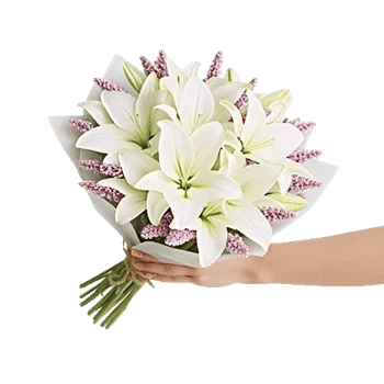 Graceful Lily Display