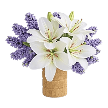 Graceful Lily Display