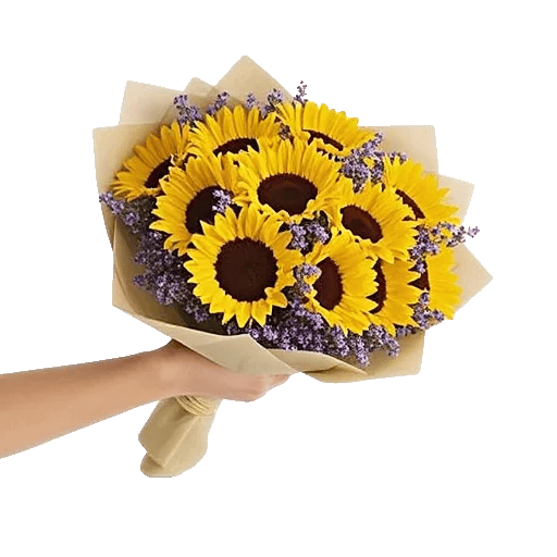 Golden Sunflower Bouquet