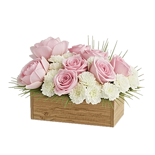 Blush Romantic Centerpiece