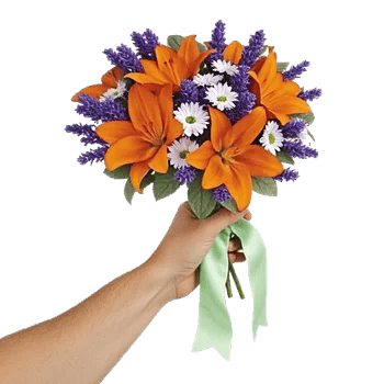 Graceful Lily Display