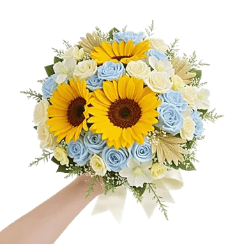 Golden Sunflower Bouquet