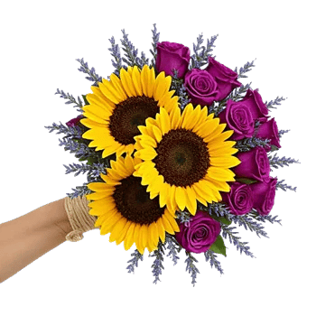 Golden Sunflower Bouquet
