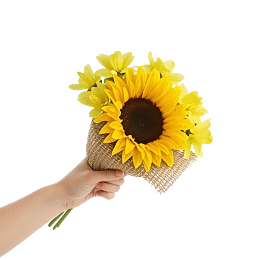 Golden Sunflower Bouquet