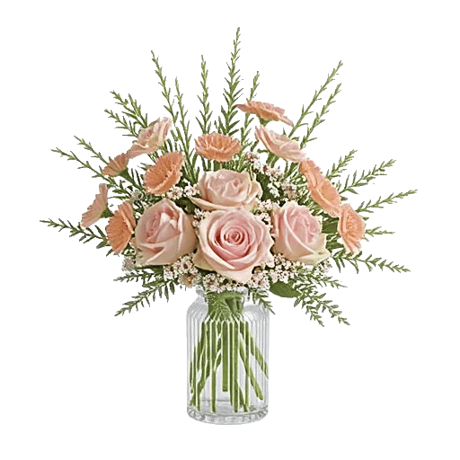 Blush Romantic Centerpiece