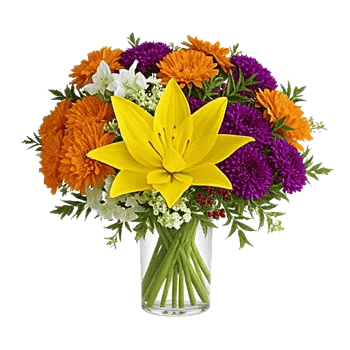 Graceful Lily Display