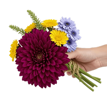 Crimson Blossom Harmony