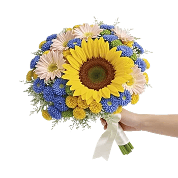 Golden Sunflower Bouquet